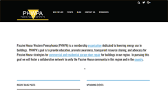 Desktop Screenshot of passivehousewpa.org